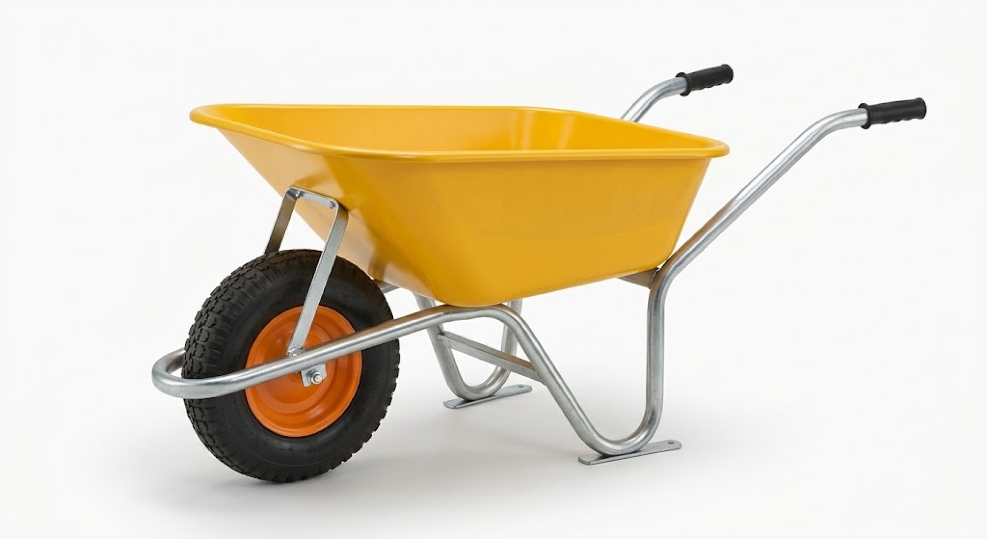 Wheelbarrow 100kg, 60L view 2